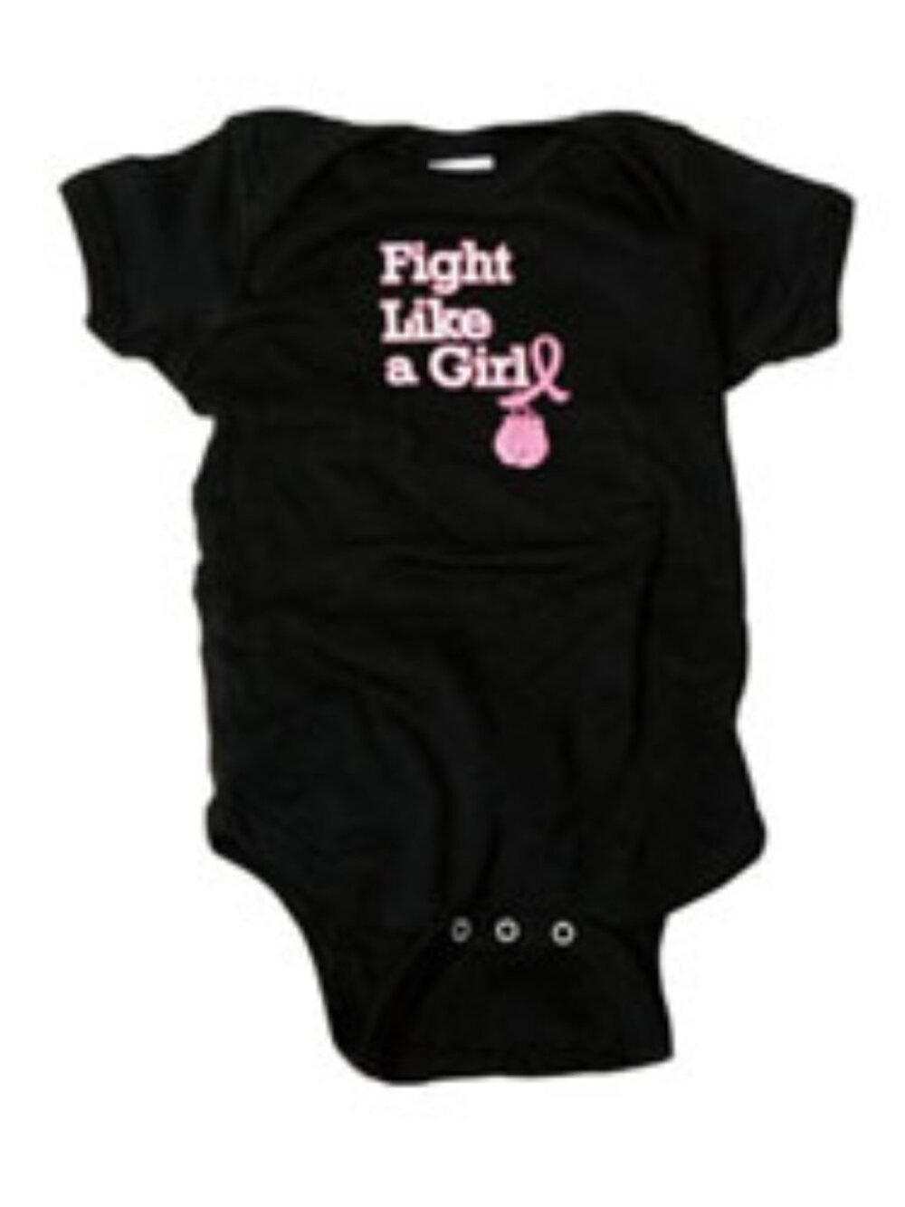 INFANT/TODDLER FIGHT LIKE A GIRL ONE PIECE IN SUPPORT OF BREAST CANCER AWARENESS